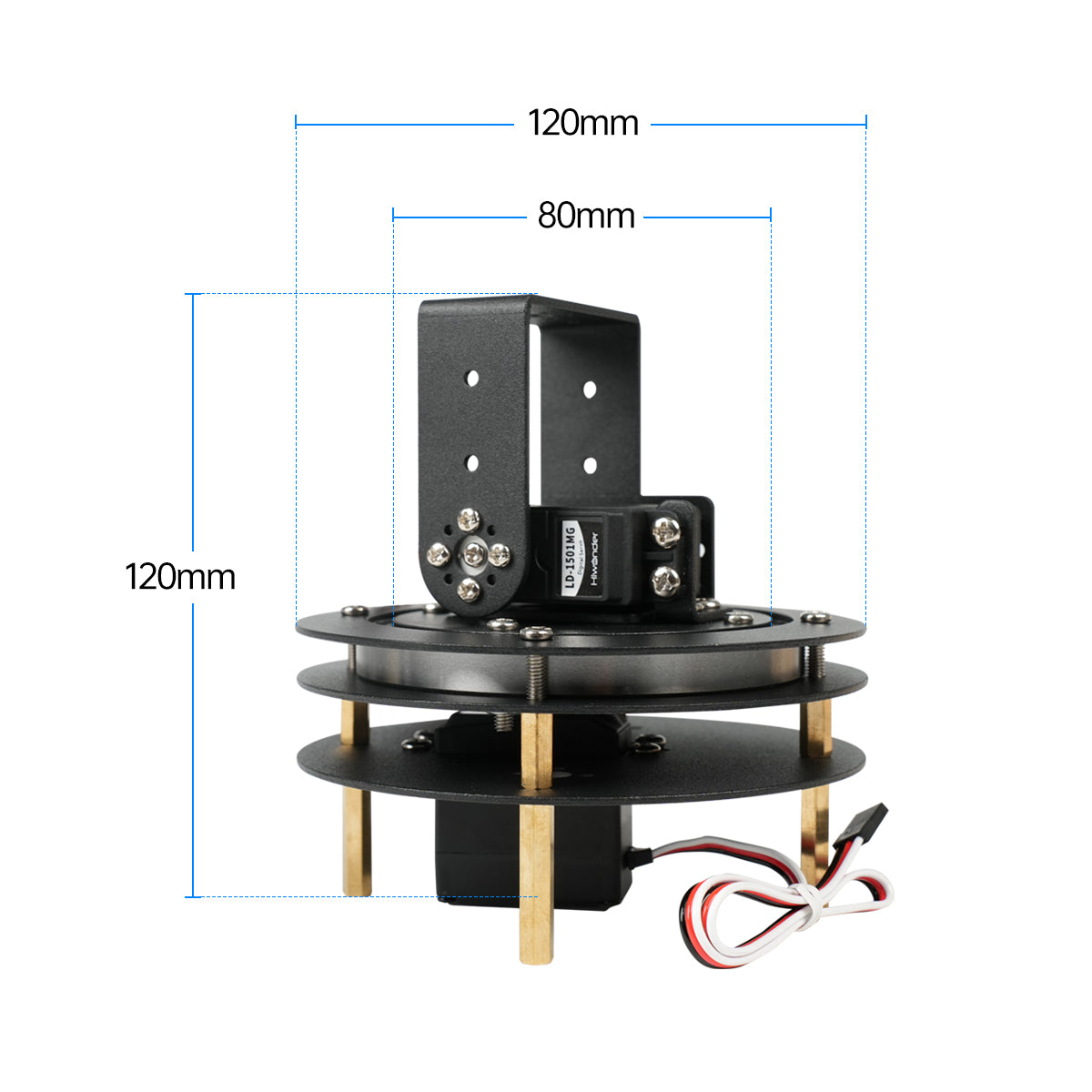 Hiwonder Unassembled 2 DOF Pan - Pan Tilt Bracket review and price