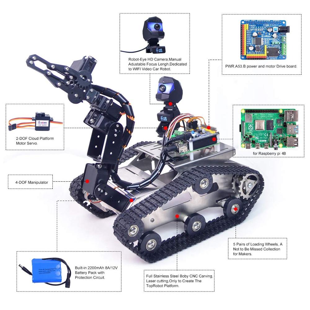 Smart Robot Car Kit for Raspbe - Robot Bluetooth Car review and price