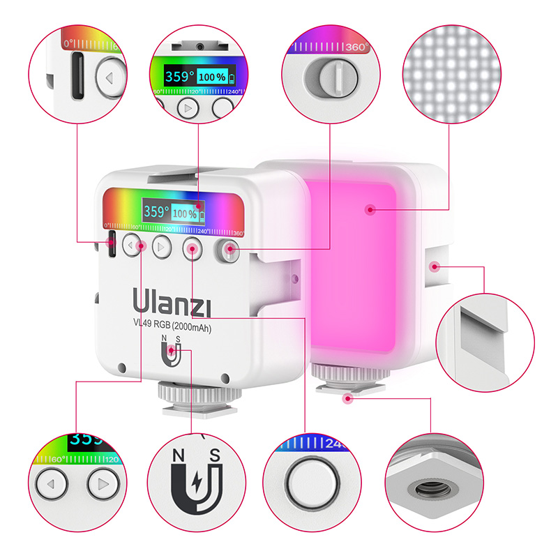 Ulanzi VL49 RGB Camera Light L - Uln2003 Driver review and price