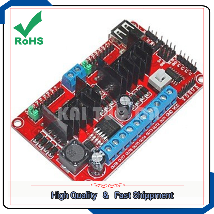 L298N V3 / four 4 DC stepper m - Motor Driver L298N review and price
