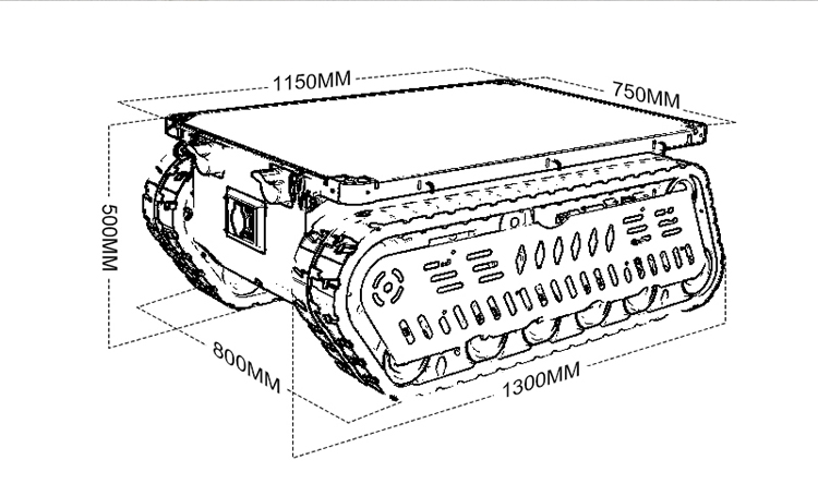 300 600kg Load RC Tank Crawler - Dc Motor review and price