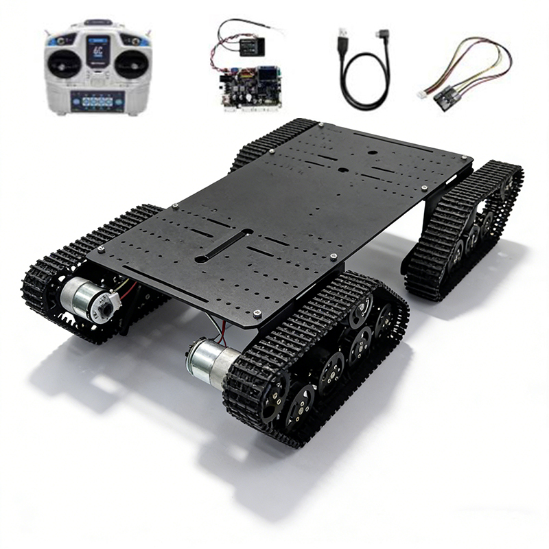 Assembled Big Load RC Tank 4WD - Ros Robot review and price