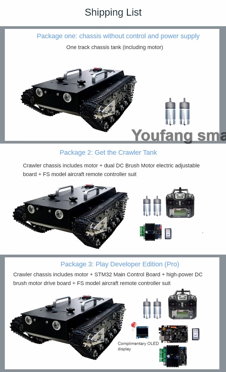 30kg Load RC Tank Chassis Meta - Robot Arm Kit review and price
