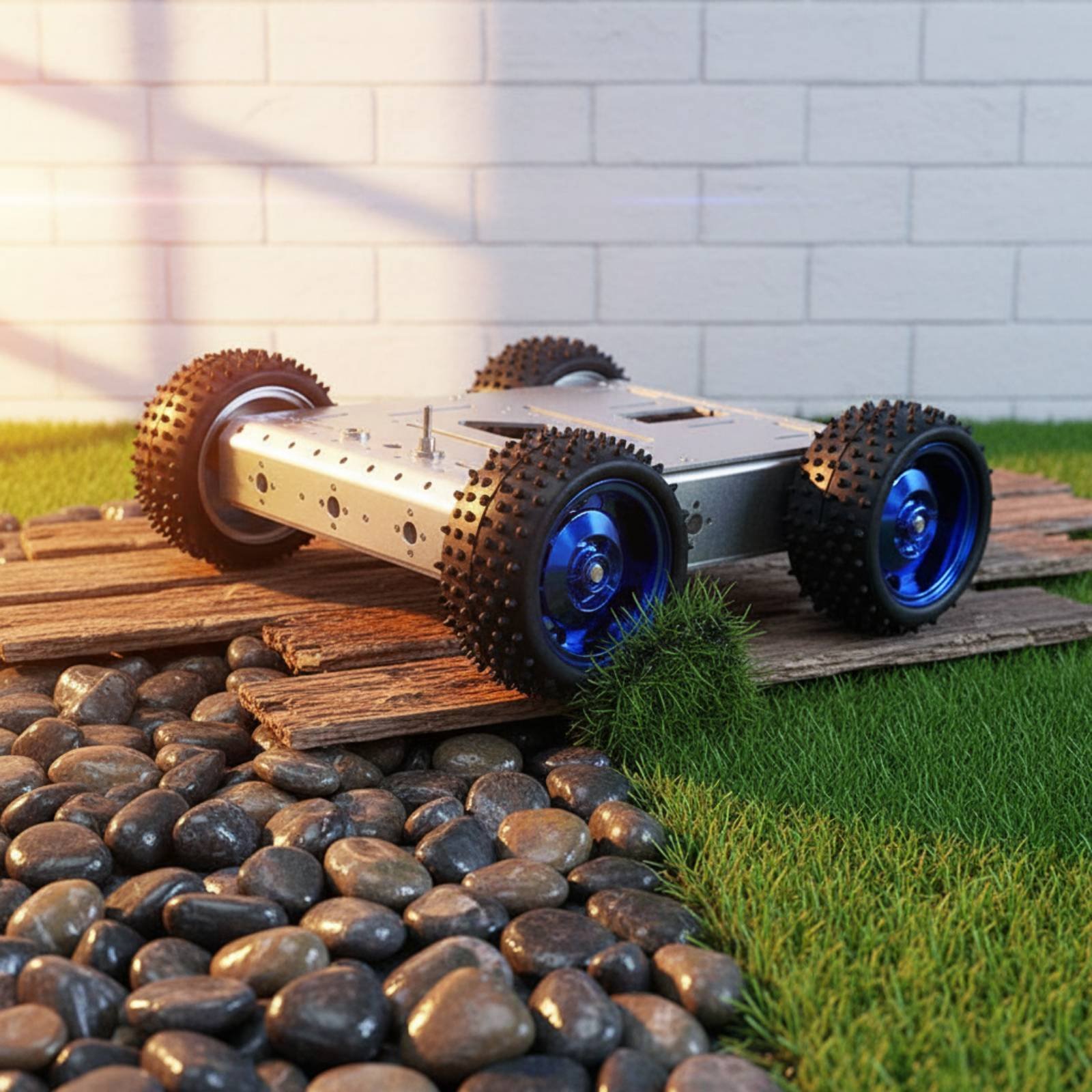 4WD Smart Car Chassis 1.5KG Lo - Robot Chassis review and price