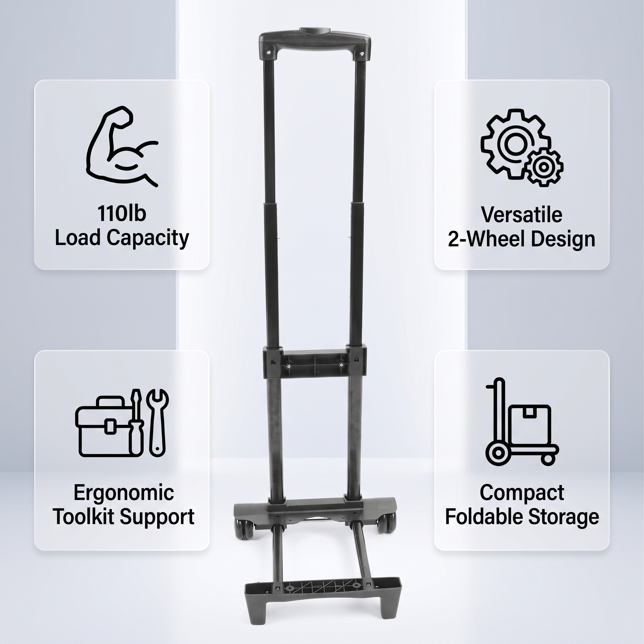 Iron Folding Hand Truck Remova - Omni Wheel review and price
