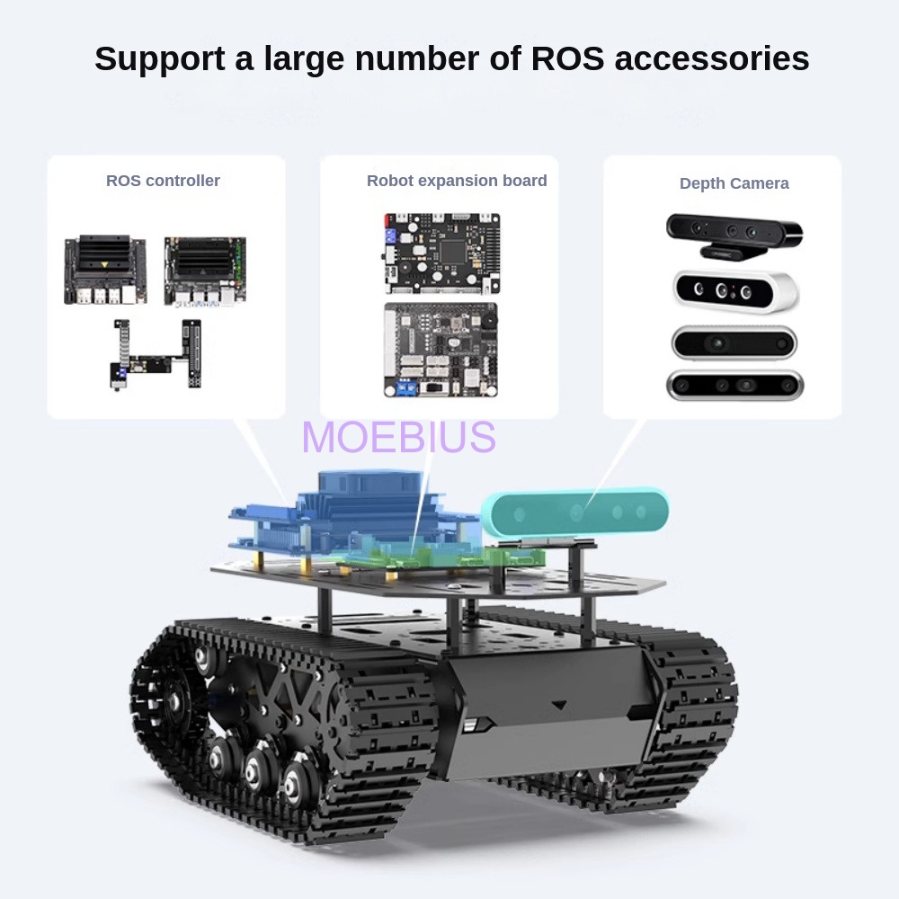 10KG Payload Metal Shock Absor - Tracked Robot Chassis review and price